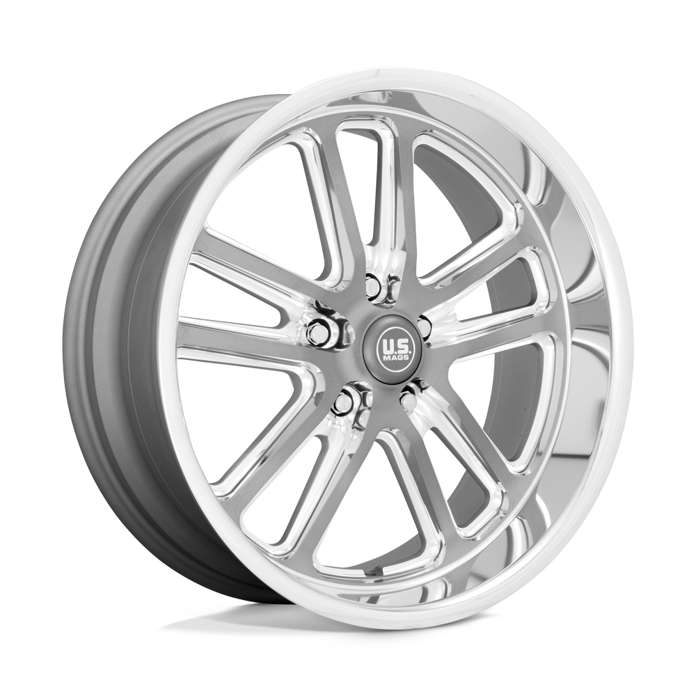 US Mags Bullet wheel, 20x9.5, gunmetal, 5x5, 5.29" Backspace