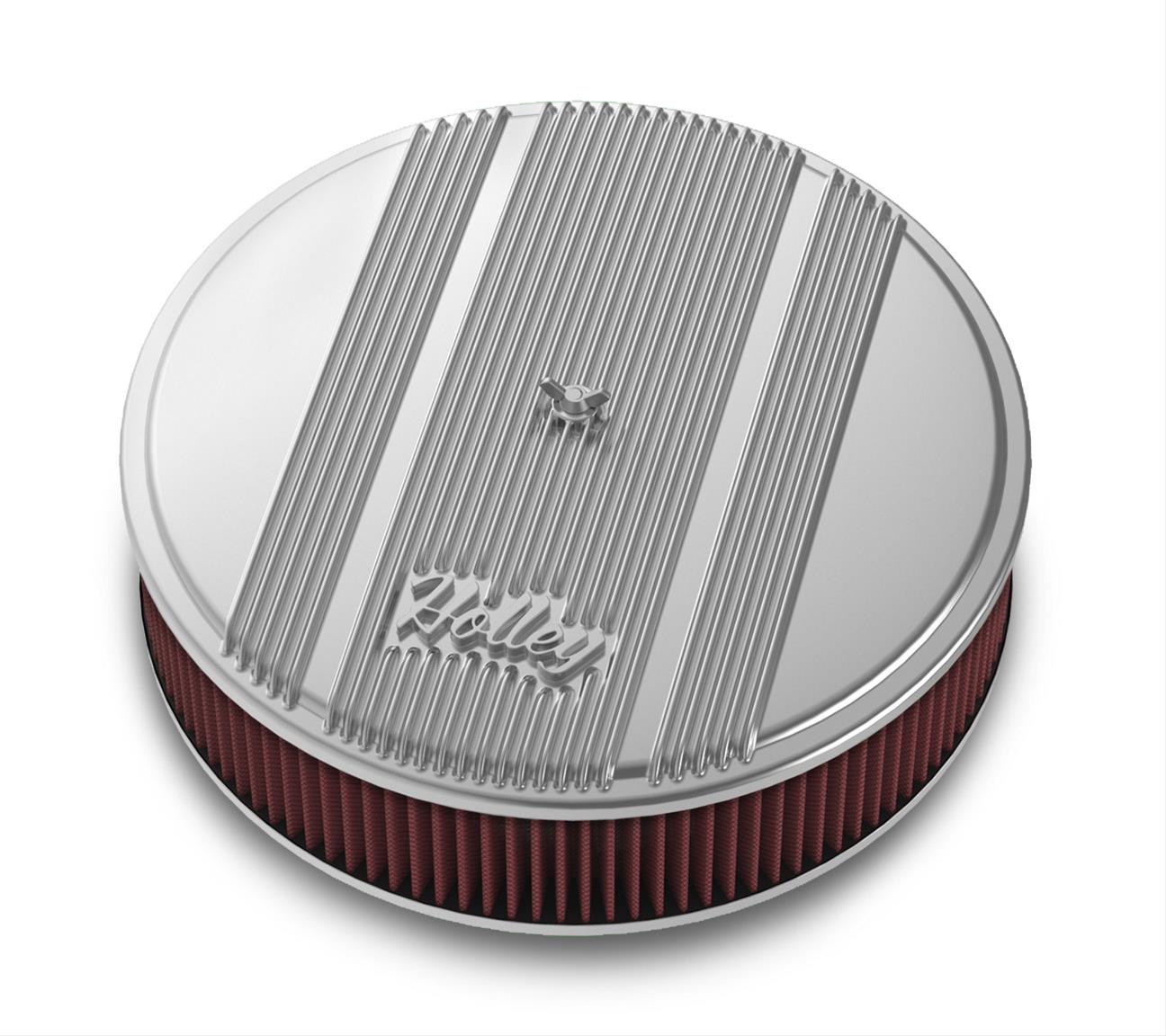 Holley 14in Round Finned Air Cleaner
