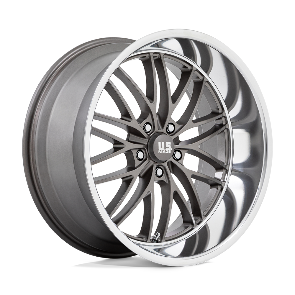 US Mags Santa Cruz Wheel, Anthracite, 20x8.5, 5x5, 4.99" Backspace