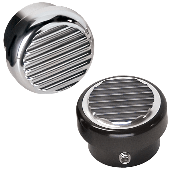 Billet Specialties Dimmer Switch Cover, Round, Black Anodized