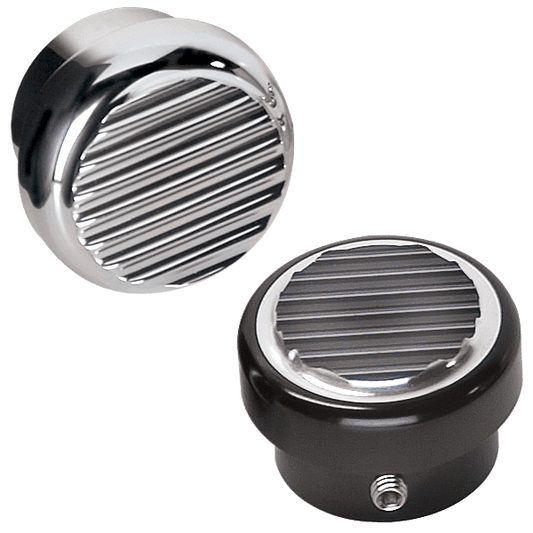 Billet Specialties Dimmer Switch Cover, Round, Black Anodized