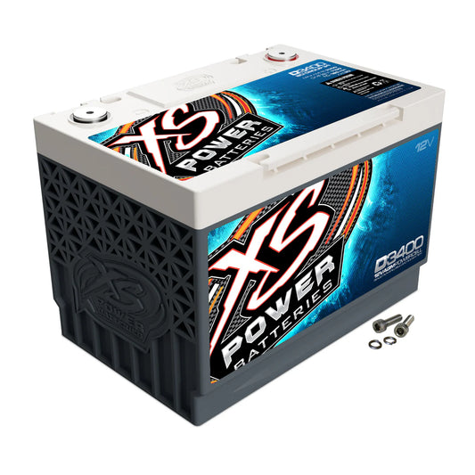 XS Power AGM Battery, Group 34, Standard logo
