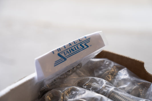 Totally Stainless 66-77 Ford Bronco Body Bolt Kit, Indented Hex Head