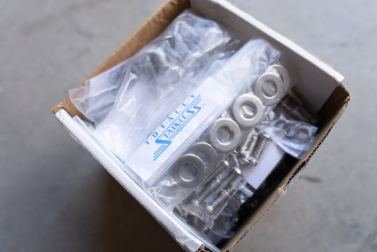 Totally Stainless 60-66 Chevrolet Truck Body and Short Bed Bolt Kit, Indented Hex Head