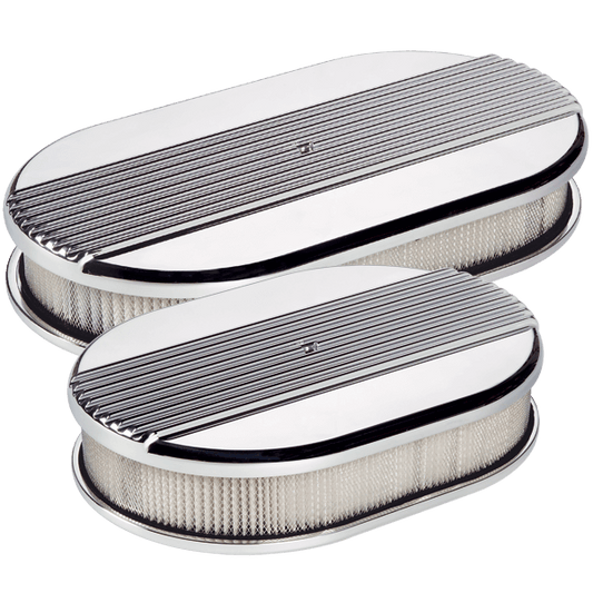 Billet Specialties Air Cleaner - Oval Ribbed