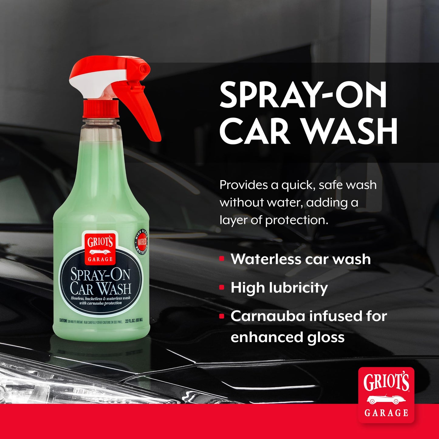 Griots Garage Spray on Car Wash(22 oz)- 10984