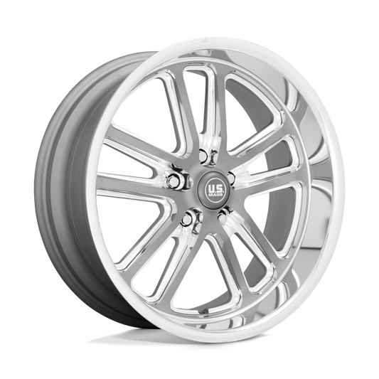 US Mags Bullet wheel, 20x8, gunmetal, 5x5, 4.54" Backspace