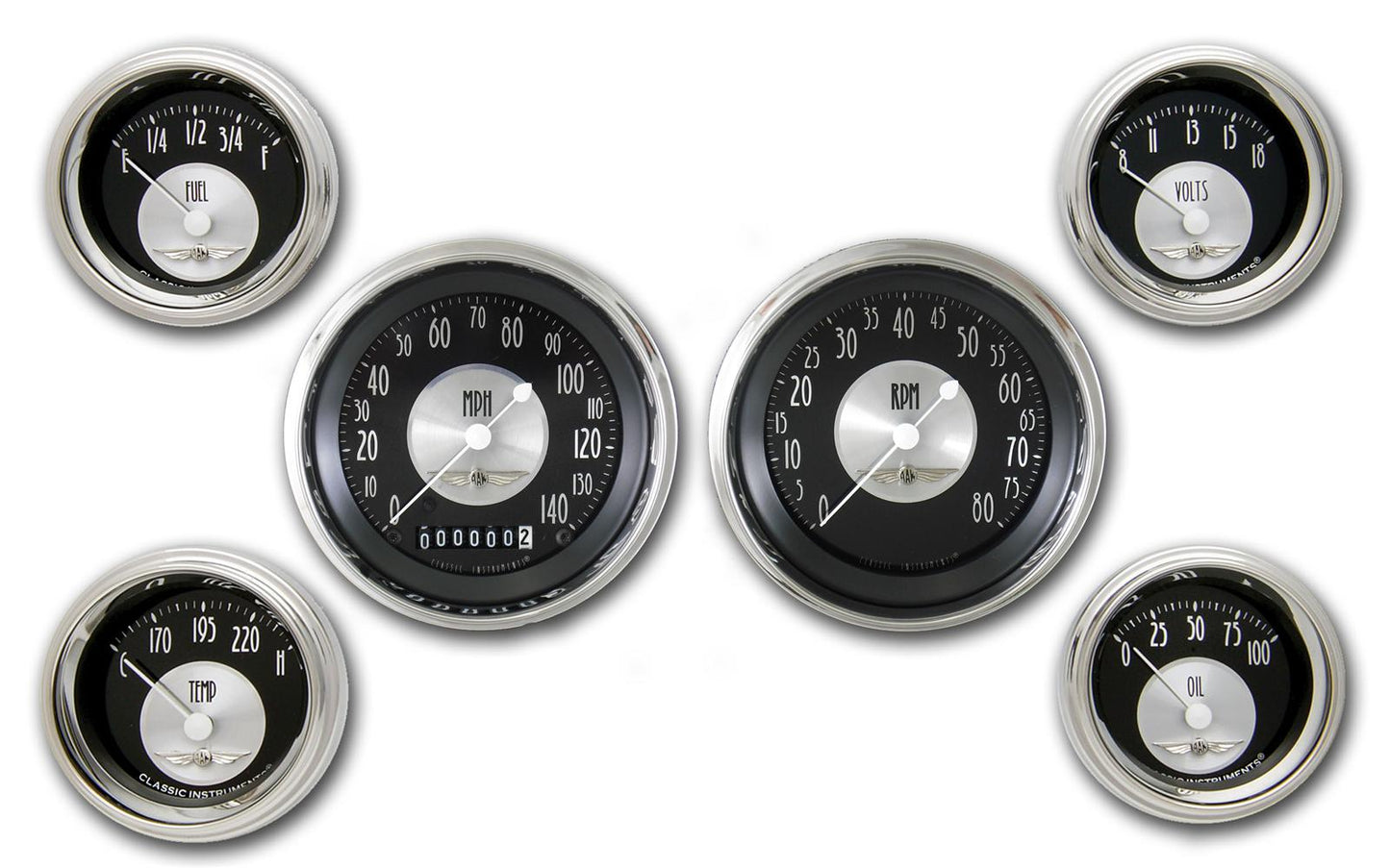 Classic Instruments All-American Tradition Series Gauge Sets
