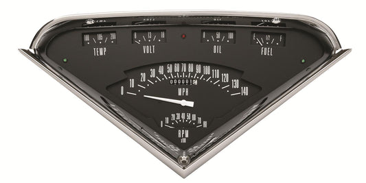 Black Tach Force 6 Gauge Set Package