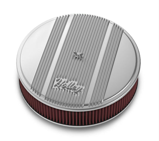 Holley 14in Round Finned Air Cleaner