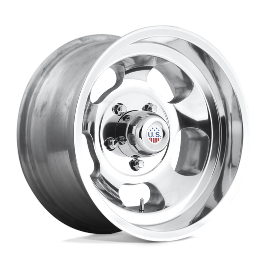 US Mags Indy wheel, polished, 15x10, 6x5.5, 3.53" Backspace