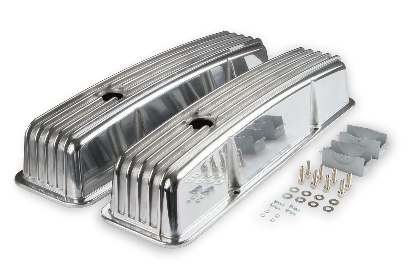 Mr Gasket Cast Aluminum Finned Valve Covers
